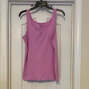 Faded Glory Scoop Neck Tank Top - Light Purple XL 16/18